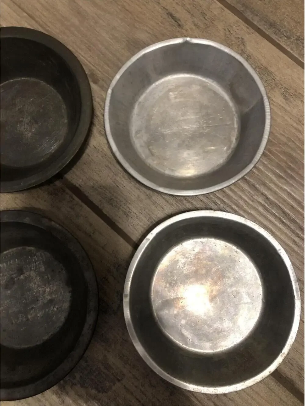 Mini Pie Pan 6 Piece Set, 5 Inch, Non-Stick Individual Dish‎ Pie Plate. Vtg